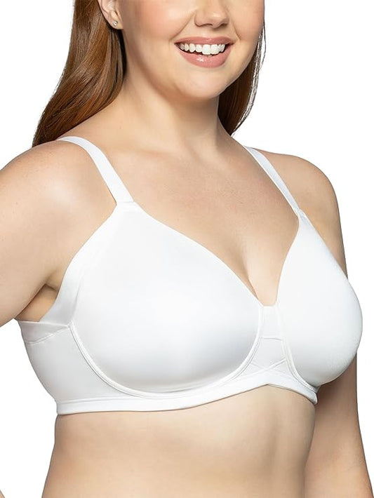 Vanity Fair Beauty Back Full Figure Wireless Bra  Star White Size 42D