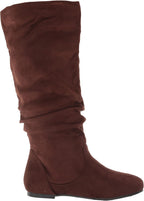 Journee Collection Women's Rebecca Mid Calf Boots  Brown Size 7