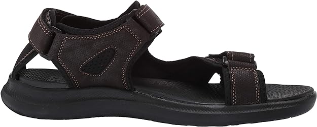 Nunn Bush Men's Rio Vista Three Strap River Sandals  Brown Size 11