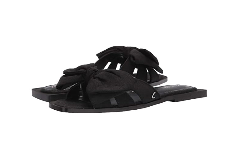 Circus by Sam Edelman Womens Idalis Bow-Tie Slide Sandal  Color Black Size 5.5M