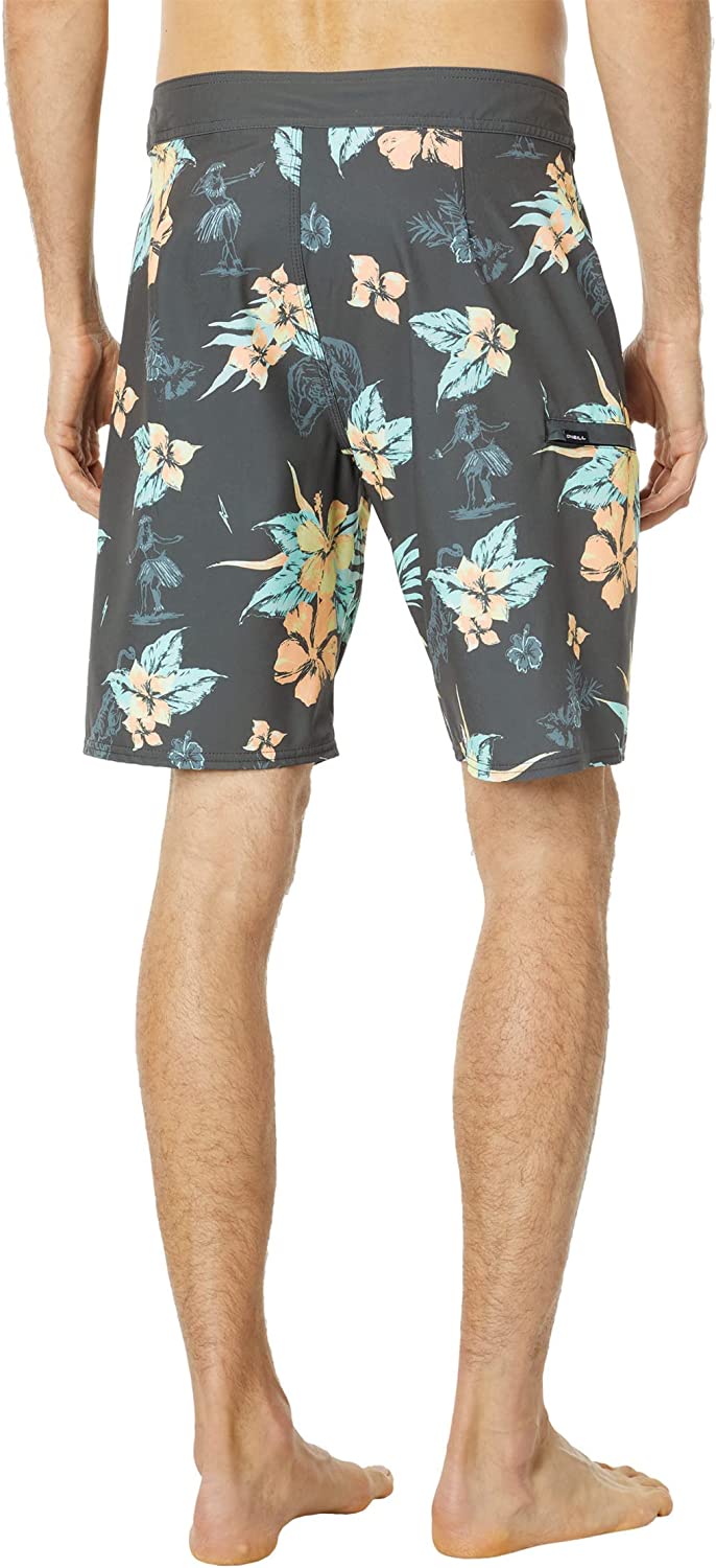 O'NEILL Men's Hyperfreak Variety Boardshorts  Color Charcoal Size 30