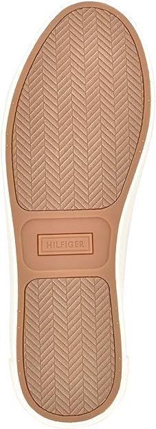 Tommy Hilfiger Men's Ribby Lace Up Fashion Sneakers  Cream/Beige/Navy Size 13