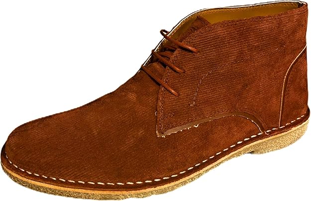 Kenneth Cole REACTION Men's Passage Suede Chukka Boots   Brick Size 10