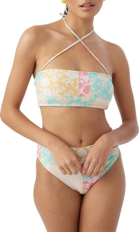 ONeill Juniors Olivia Dreamland Bandeau Bikini Top  Multicolor Size M