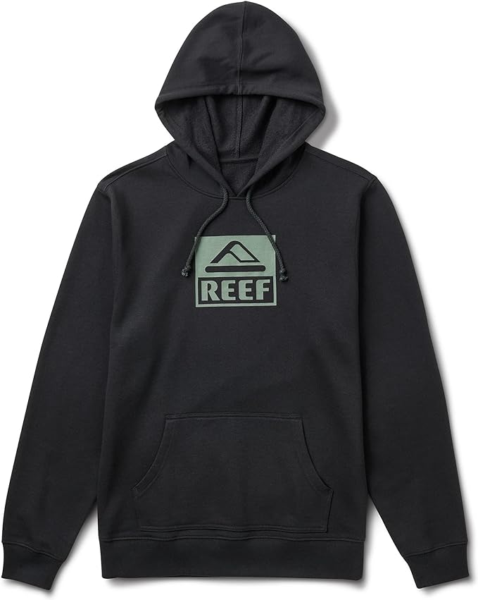 REEF Men's Legacy Fleece Hoodie  Color Caviar Size M