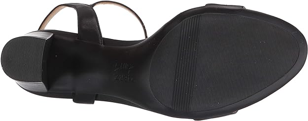Naturalizer Women's Bristol Ankle Strap Sandals  Color Black Smooth Faux Leather Size 10M