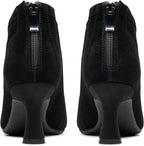 Clarks Women's Kataleyna Sol Ankle Boots  Black Suede Size 9.5W