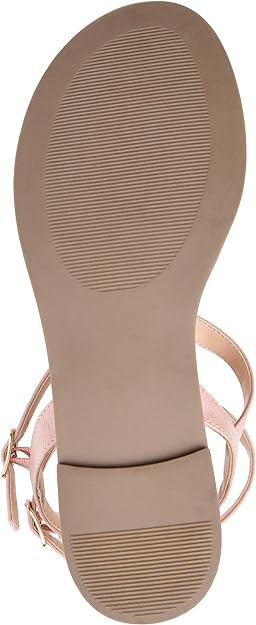 Journee Collection Women's Harmony Sandal  Color Pink Size 8.5M