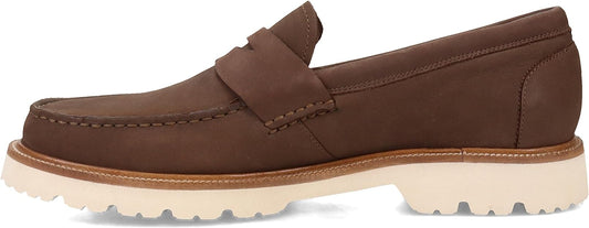 Cole Haan Men's American Classics Penny Loafers  Color Truffle Nubuck/Egret Size 10.5