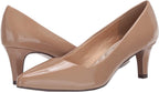 Easy Street Women's Pointe Slip-On Pumps  Color Nude Patent Size 9.5M