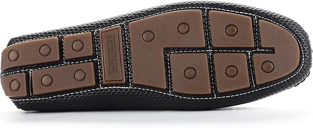 Aston Marc Men's Charter Bit Lightweight Breathable Loafer  Black Size 8.5