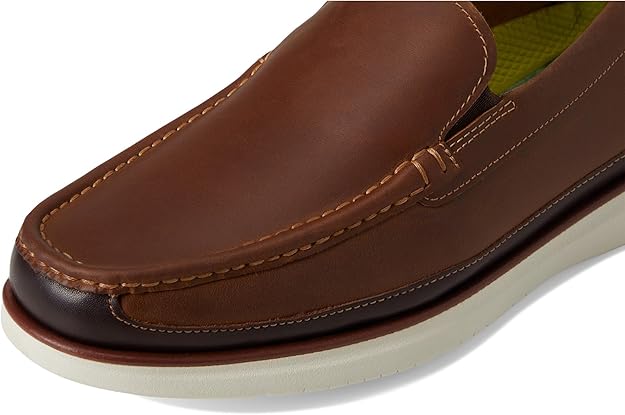 Florsheim Men's Tropics Moc Toe Venetian Slip-on Loafer  Brown Size 11W