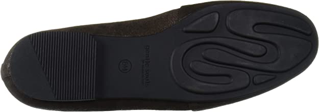 Gentle Souls by Kenneth Cole Women's Eugene Ruffle Slipper Loafer  Color Bronze Size 6.5M