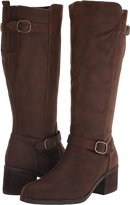 Bella Vita Women's Baina Wide Calf Equestrian Boots  Color Brown Size 9M