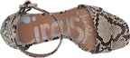 Circus NY Women's Elizabeth Two-Piece Sandals  Color Black/White Snake Print Size 7M