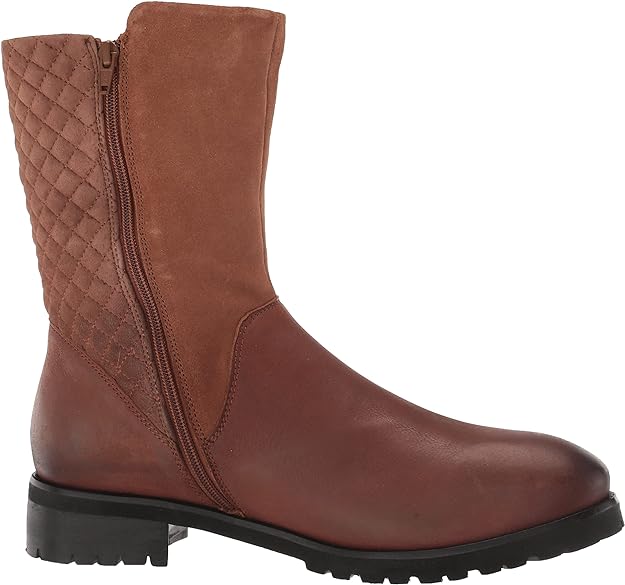 SoftWalk Women's Mansfield Faux Leather Ankle Boots  Color Cognac Size 6M
