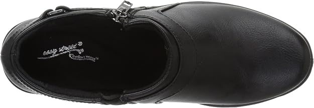 Easy Street Women's Devo Ankle Booties  Black Size 8.5