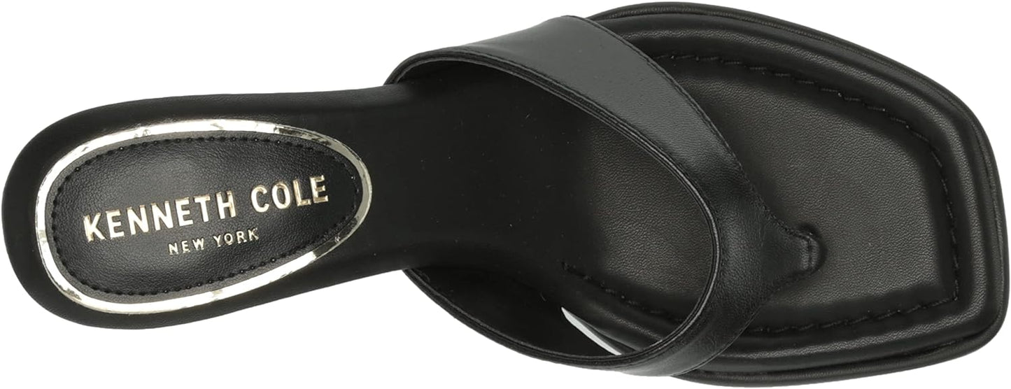 Kenneth Cole New York Women's Classic Geneva Wedge Sandals  Color Black Size 7.5M