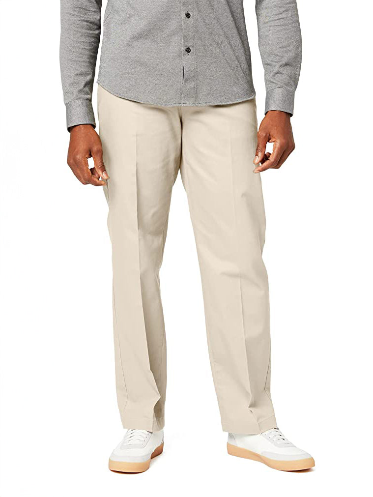 Dockers Men's Classic Fit Signature Khaki Lux Cotton Stretch Pants  Color Cloud 40W x 32L