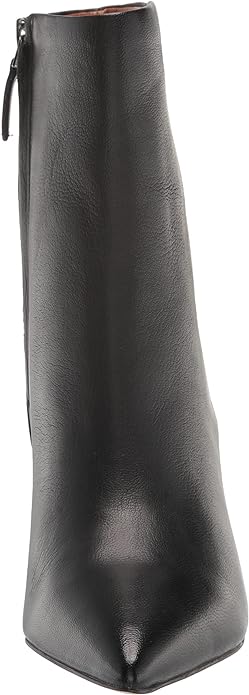 Franco Sarto Women's Vesi Block-Heeled Booties  Color Black Leather Size 7M