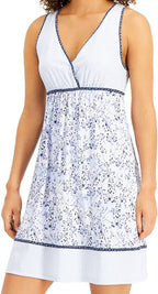 Charter Club Women's Printed Chemise Nightgown  Color Whispy Floral Size XS
