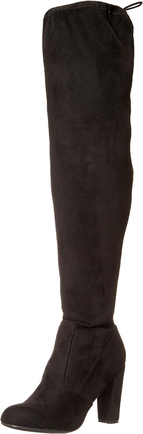JC Journee Collection Women's Maya Wide Calf Boots  Color Black Size 8WC