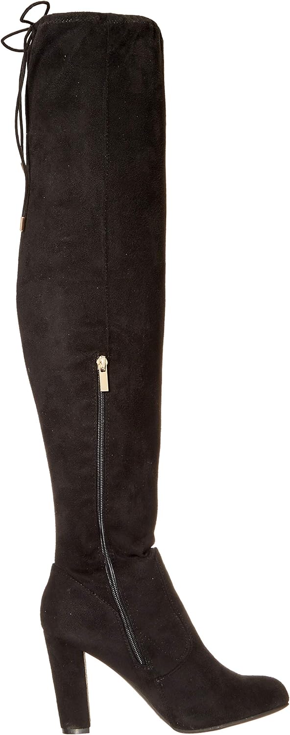 JC Journee Collection Women's Maya Wide Calf Boots  Color Black Size 8WC