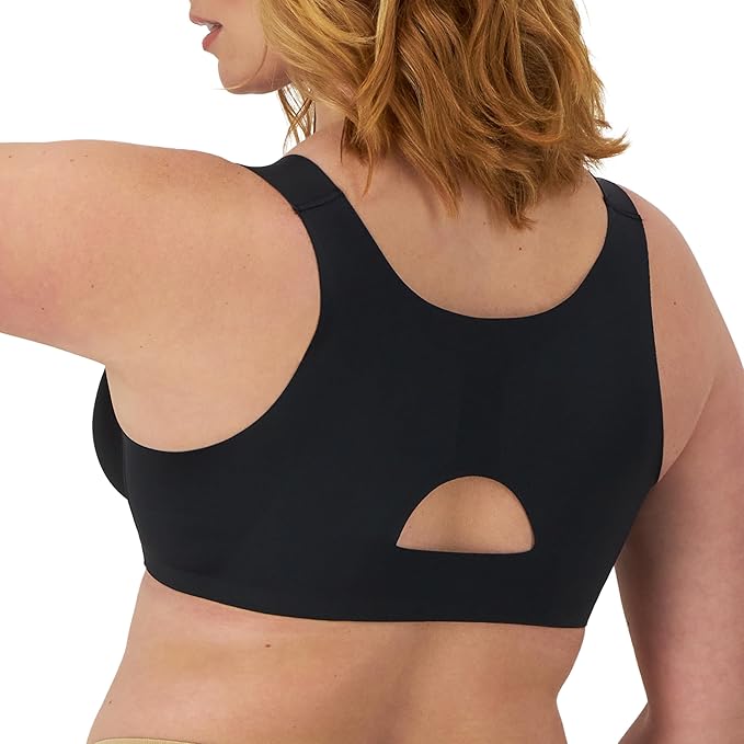 Bali One Smooth U Posture Boost X-Back Underwire Bra  Color Black Size 38C