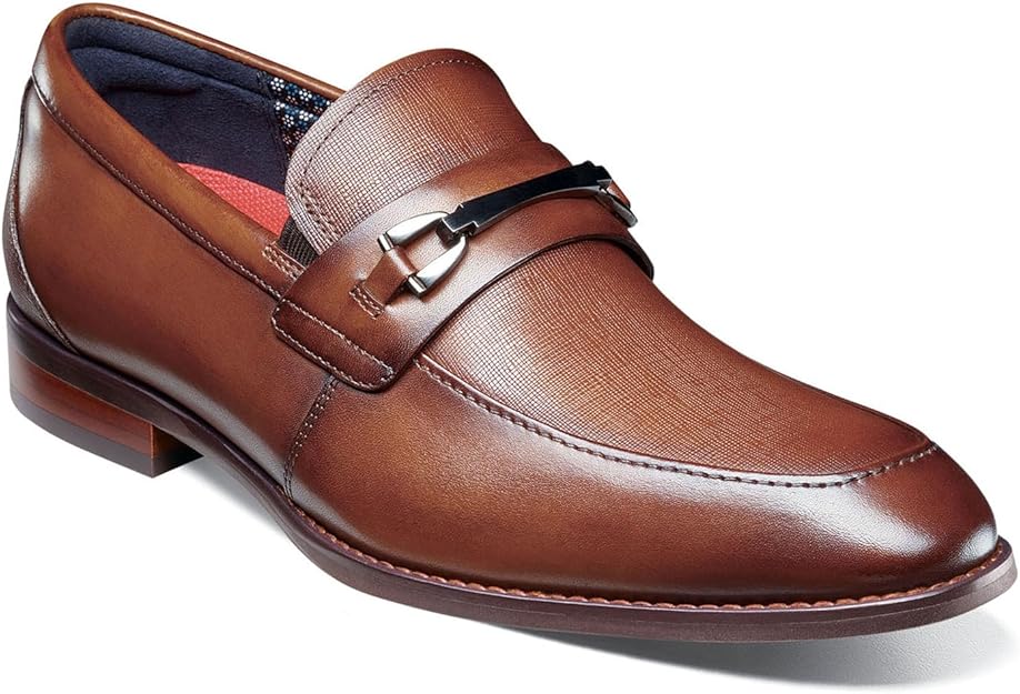 Stacy Adams Men's Kaylor Bit Dress Loafer  Cognac Size 9