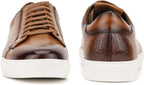 XRAY Footwear Men's Philly Casual Walking Vegan Leather Sneakers  Color Tan Size 9.5M