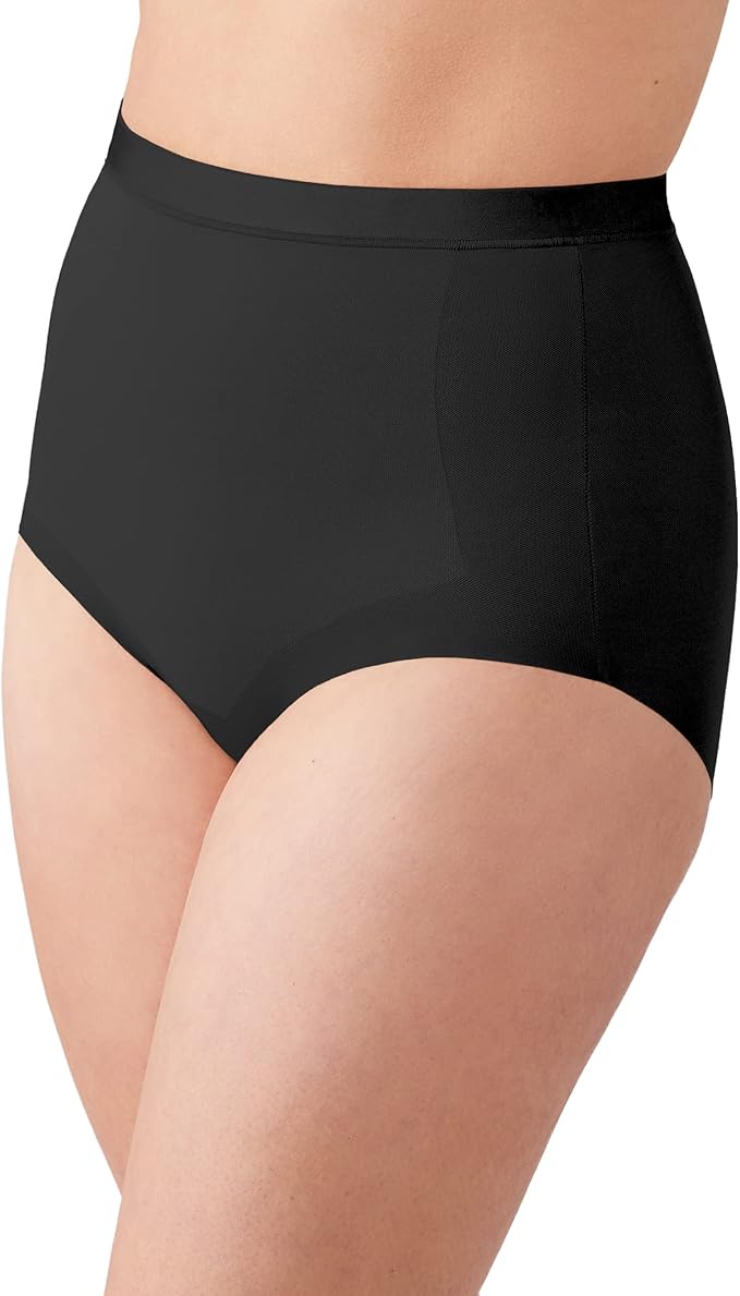 Wacoal Women's Straight Shapewear Shaping Brief  Black Size L