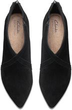 Clarks Women's Kataleyna Sol Ankle Boots  Black Suede Size 9.5W