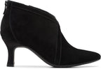 Clarks Women's Kataleyna Sol Ankle Boots  Black Suede Size 9.5W