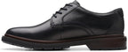 Clarks Men's Burchill Derby Lace Up Dress Shoes  Black Size 12