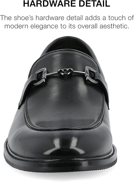Vance Co Men's Rupert Tru Comfort Dress Shoe  Black Size 10.5