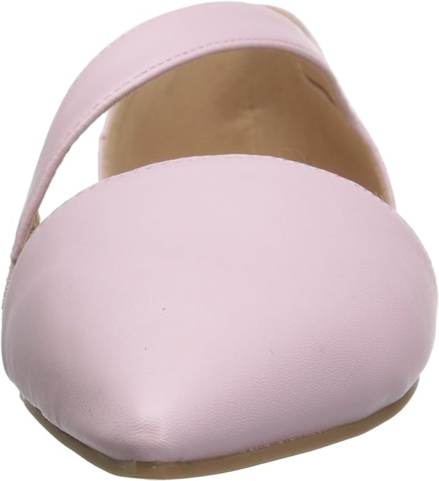 Journee Collection Women's Cross Strap Pointed Toe Flat  Color Pink Size 8M