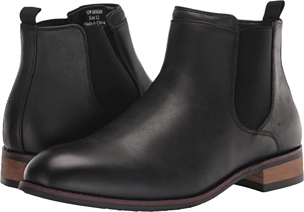 Vance Co. Men's Landon Chelsea Boot  Color Black Size 10M