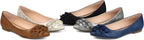 Journee Collection Women's Judy Classic Pointed Toe Ballet Flats Color Blue Size 6.5W