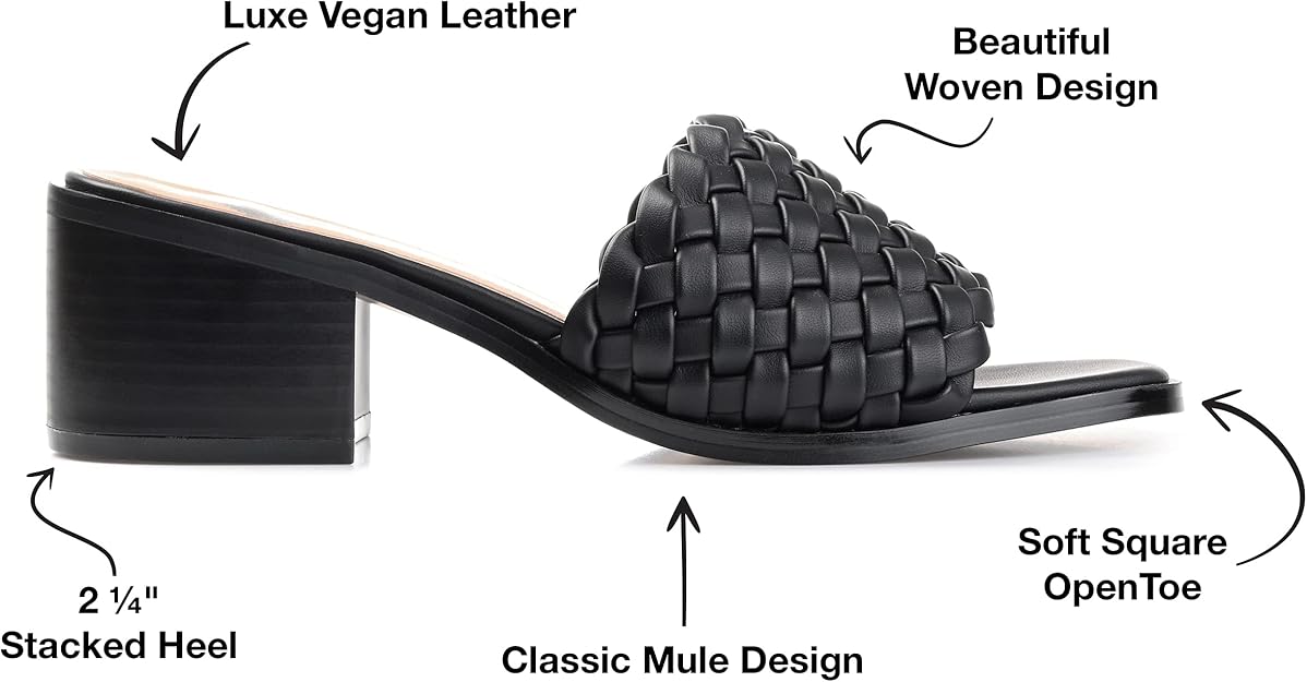 Journee Collection Women's Fylicia Dress Sandals  Black Size 9.5