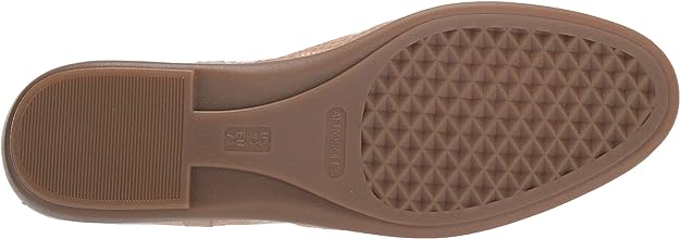Aerosoles Women's Better Yet Ballet Flat  Color Light Tan Snake Size 7.5M