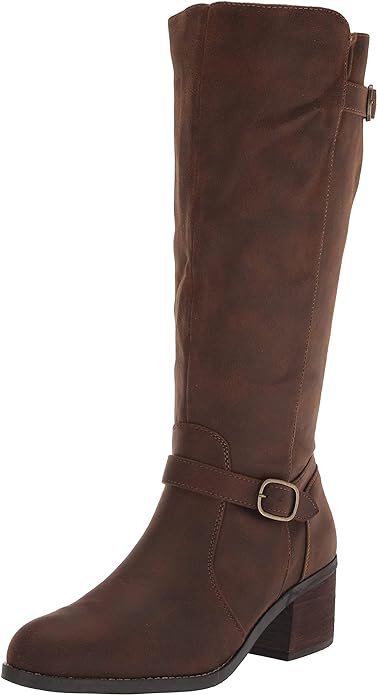 Bella Vita Women's Baina Wide Calf Equestrian Boots  Color Brown Size 9M
