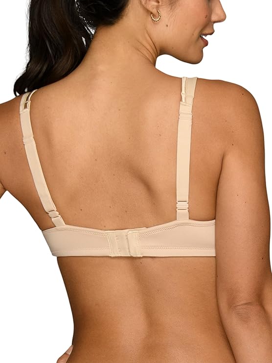 Vanity Fair Body Caress Full Coverage Wireless Bra   Damask Neutral Nude Size 42B