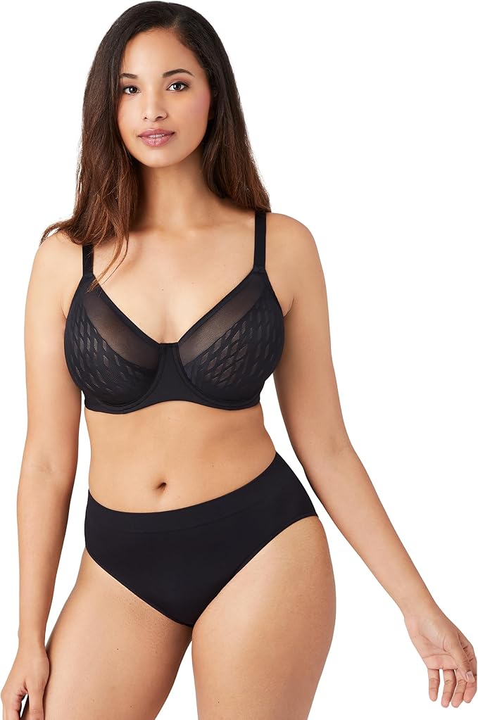 Wacoal Women's Elevated Allure Unlined Underwire Bra  Black Size 36D