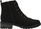 LifeStride Women's Kunis Canvas Booties  Color Black Canvas Size 9.5W
