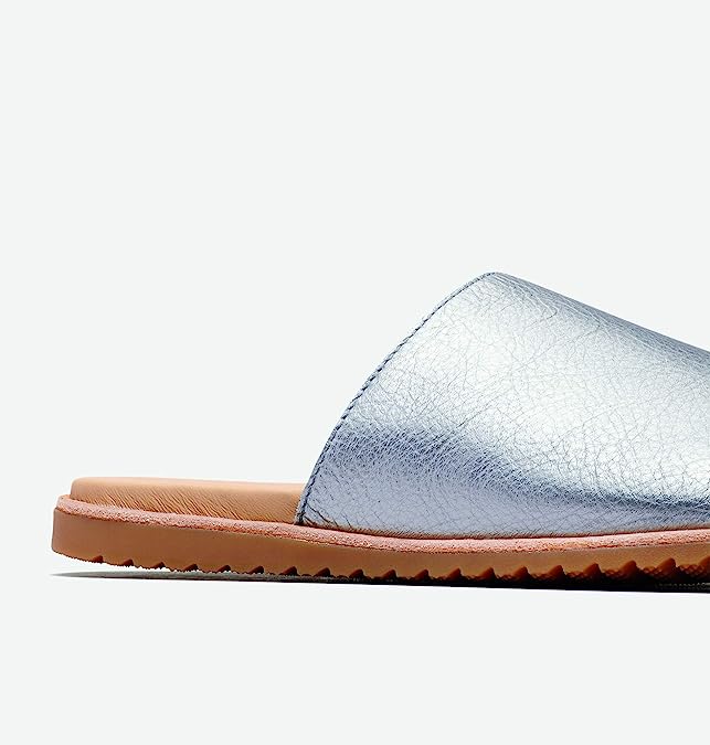 Sorel Womens Ella Mule Clog  Color Silver Size 5.5M
