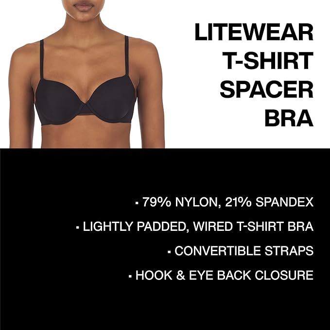 DKNY Litewear Spacer T-Shirt Bra  DK Glow Nude Size 34B