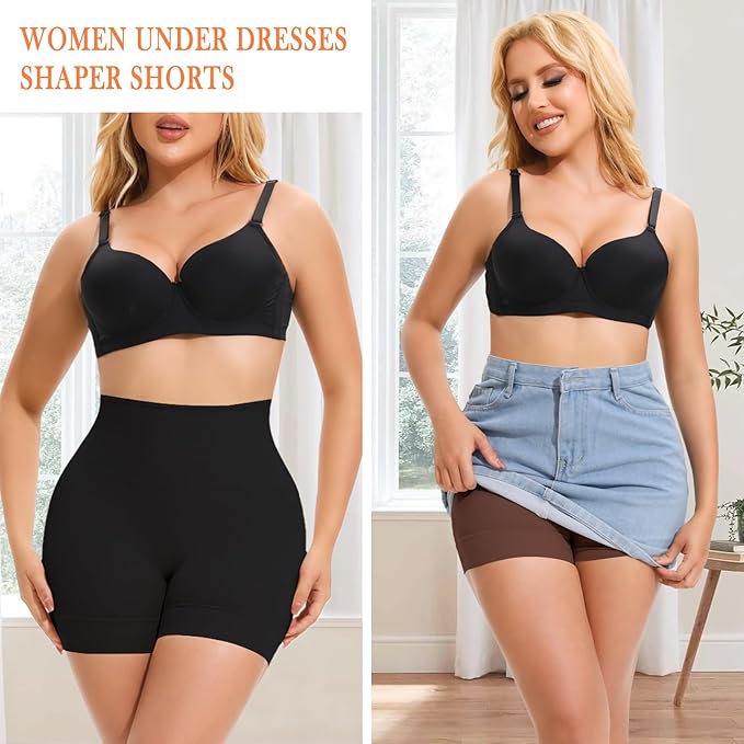 Shapermint Essentials Women's Tummy Control Underwear Boyshorts Panties Black Size 3XL