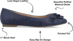 Journee Collection Women's Judy Classic Pointed Toe Ballet Flats Color Blue Size 6.5W