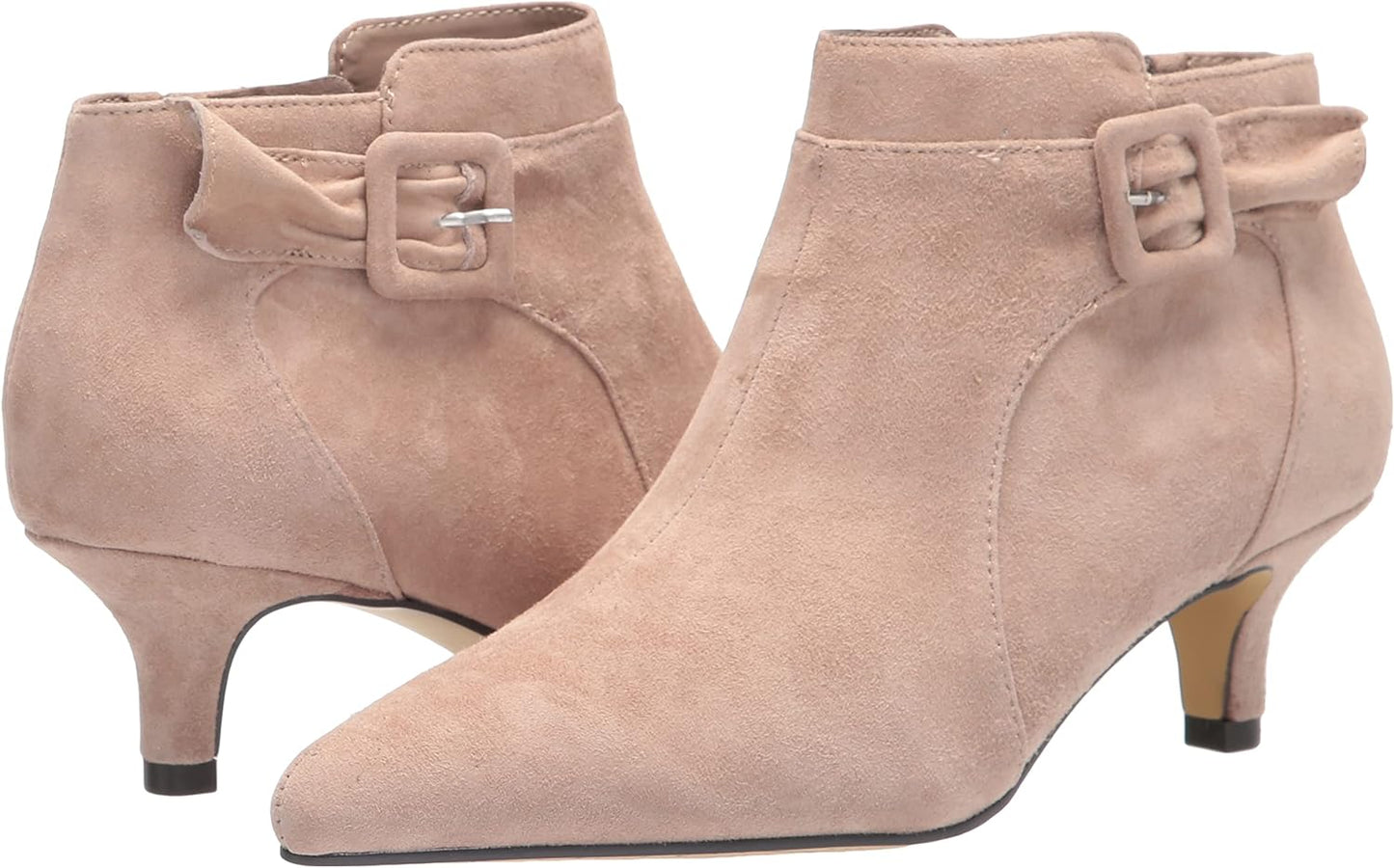 Bella Vita Women's Bindi Dress Fashion Booties  Color Almond Kid Suede Leather Size 9W