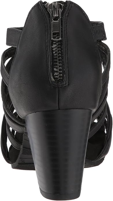 Easy Street Women's Amaze Dress Heeled Sandals  Black Size 8